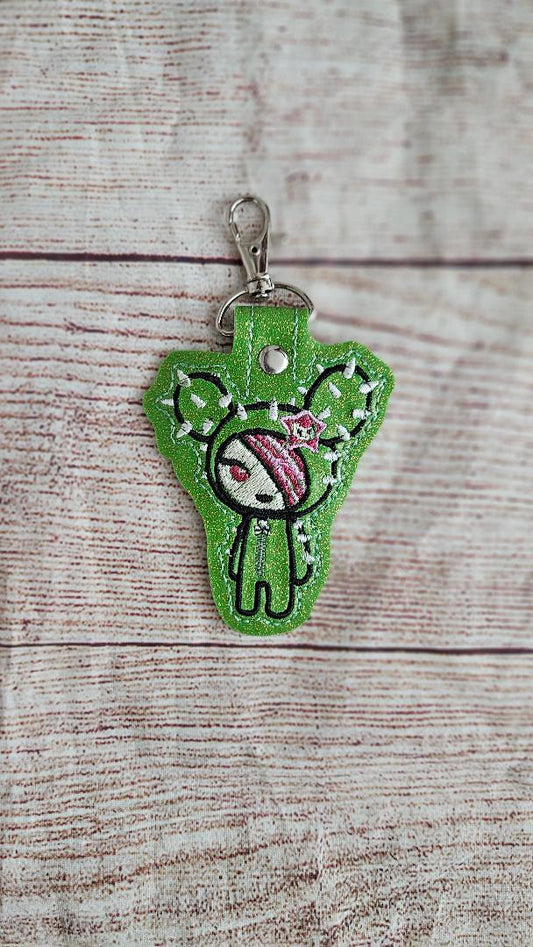 Kawaii Cactus Keychain