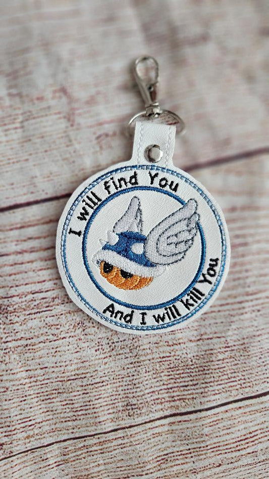 High Flying Shell Keychain