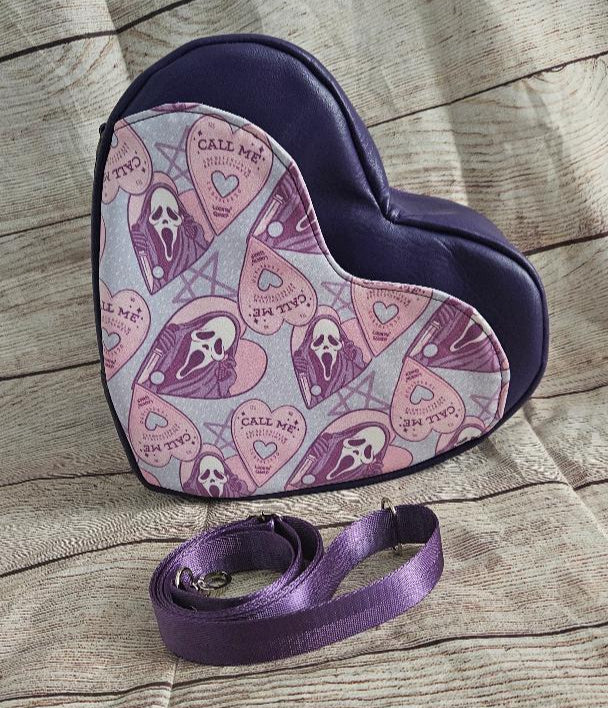 Drippy Ghostface Heart bag