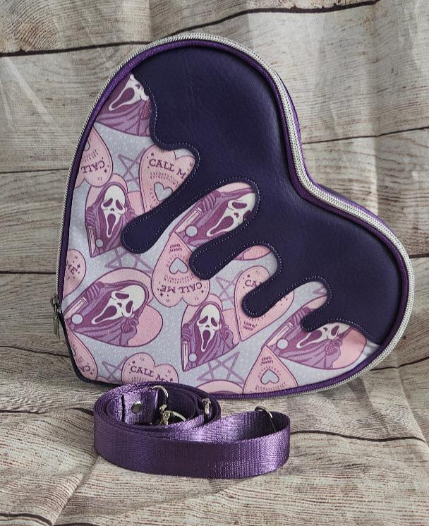 Drippy Ghostface Heart bag