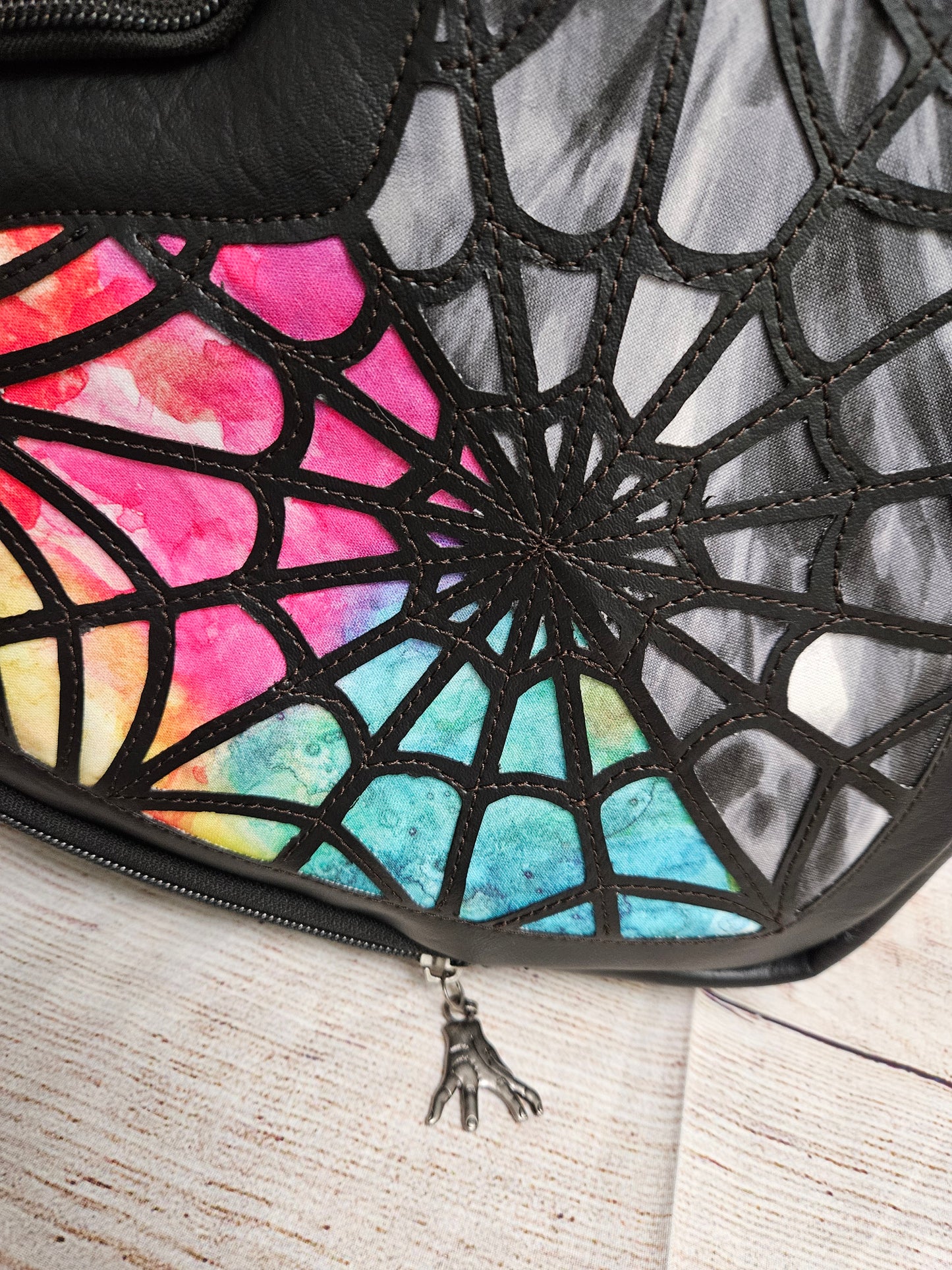 Stained Glass Heart Bag